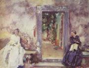 The Garden Wall John Singer Sargent